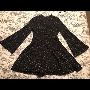 Bell sleeve A line dress